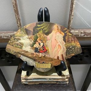 Vintage funeral fan